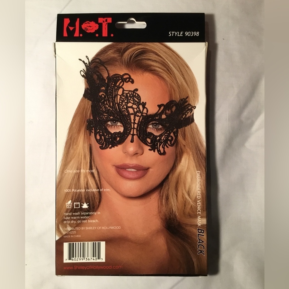 H.O.T. Black Lace Eye Mask
